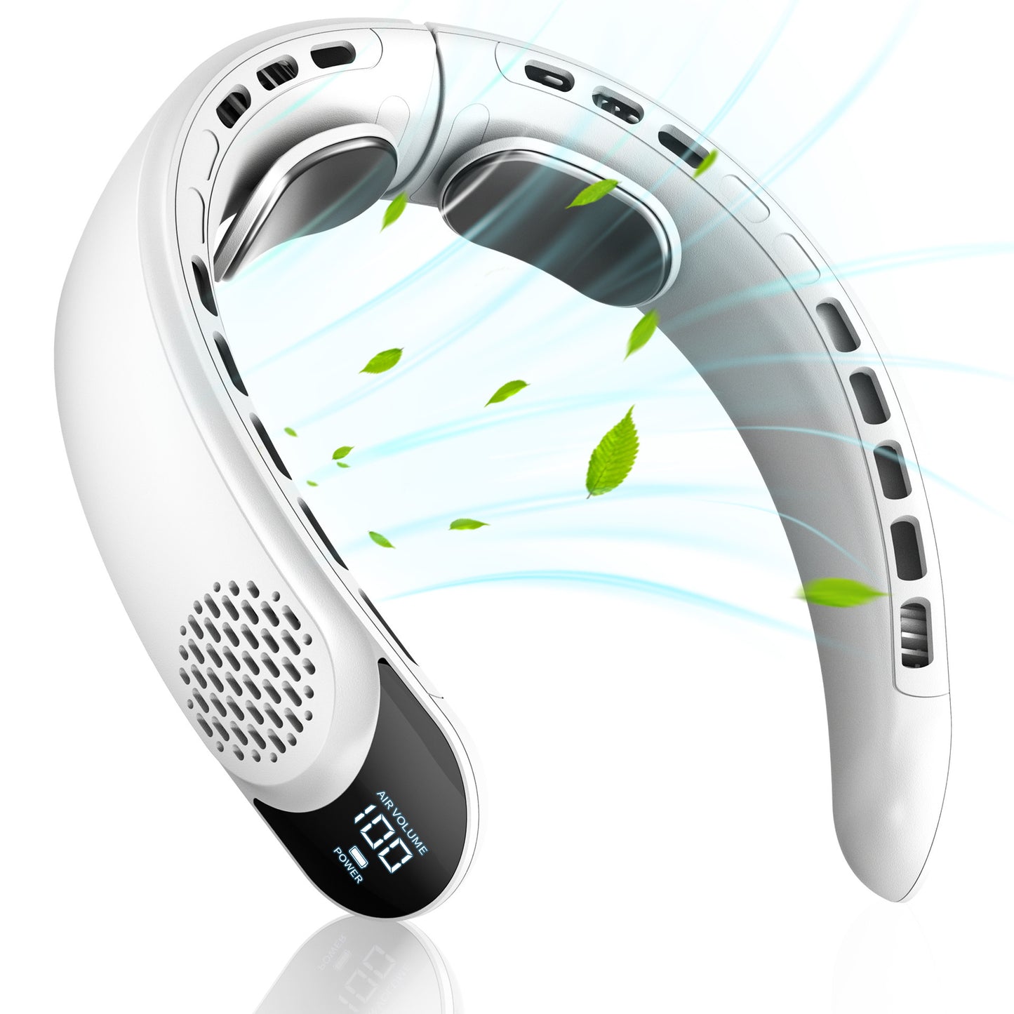 ZenAirFy™ 静かで快適な冷却体験！USB充電式ミニネックファン（長時間バッテリー搭載）